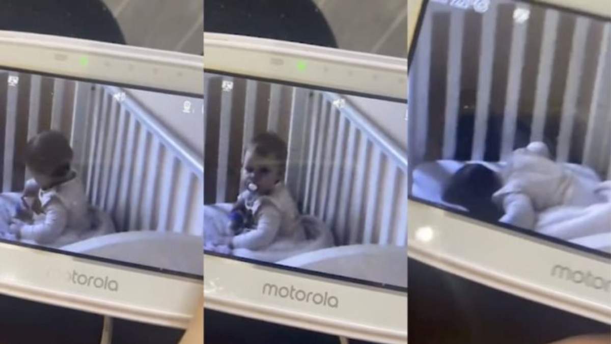 1-летняя девочка пыталась перехитрить "видеоняню": смешное видео 1-летняя девочка пыталась перехитрить "видеоняню": смешное видео