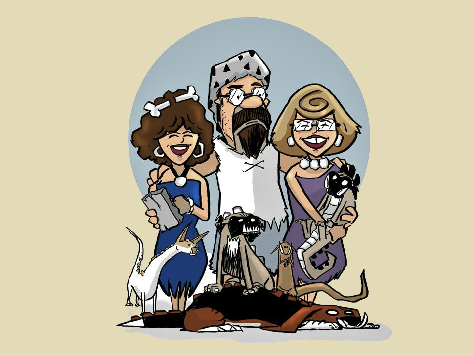 Художник намалював свою сім'ю в стилі популярних мультиків та відомих митців: милі ілюстрації Художник намалював свою сім'ю в стилі популярних мультиків та відомих митців: милі ілюстрації