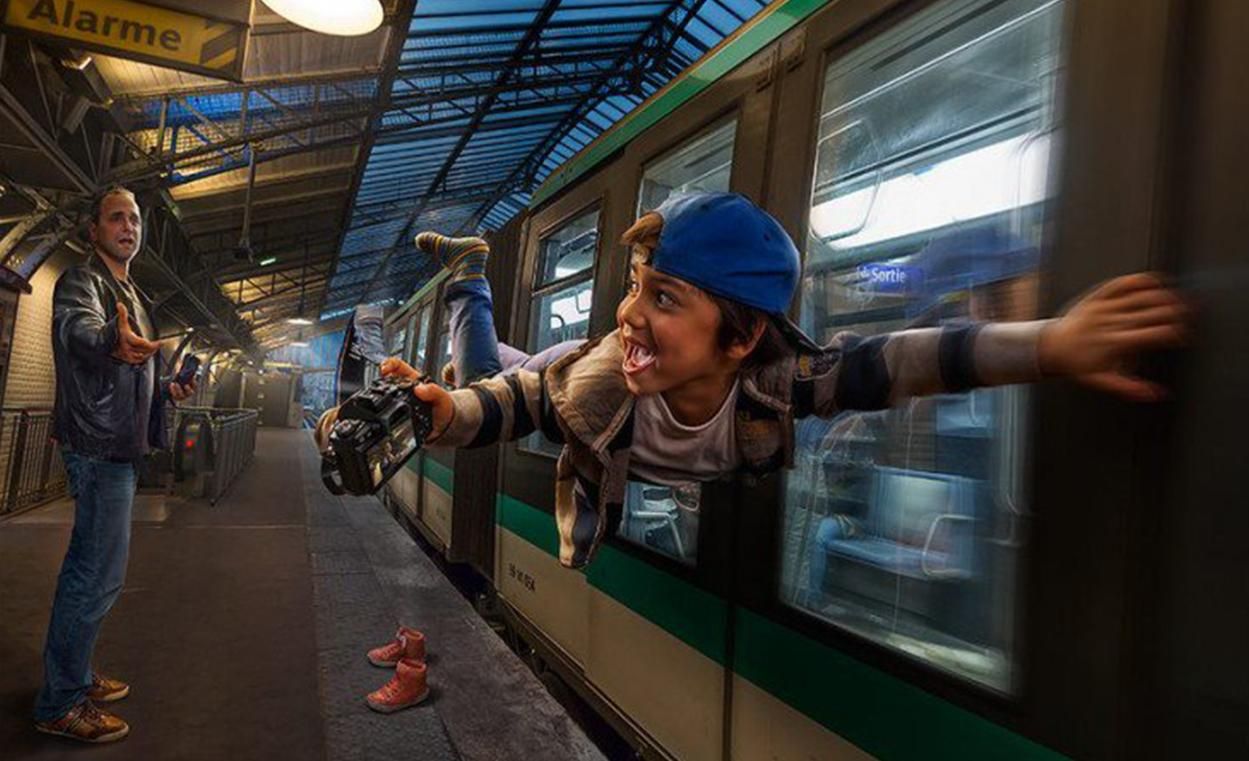 Бог фотошопу: чоловік перетворює звичайні фото сина на захоплюючі зображення Бог фотошопу: чоловік перетворює звичайні фото сина на захоплюючі зображення