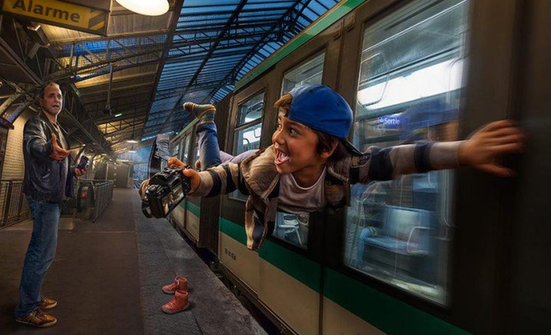 Бог фотошопа: мужчина превращает обычные фото сына на захватывающие изображения