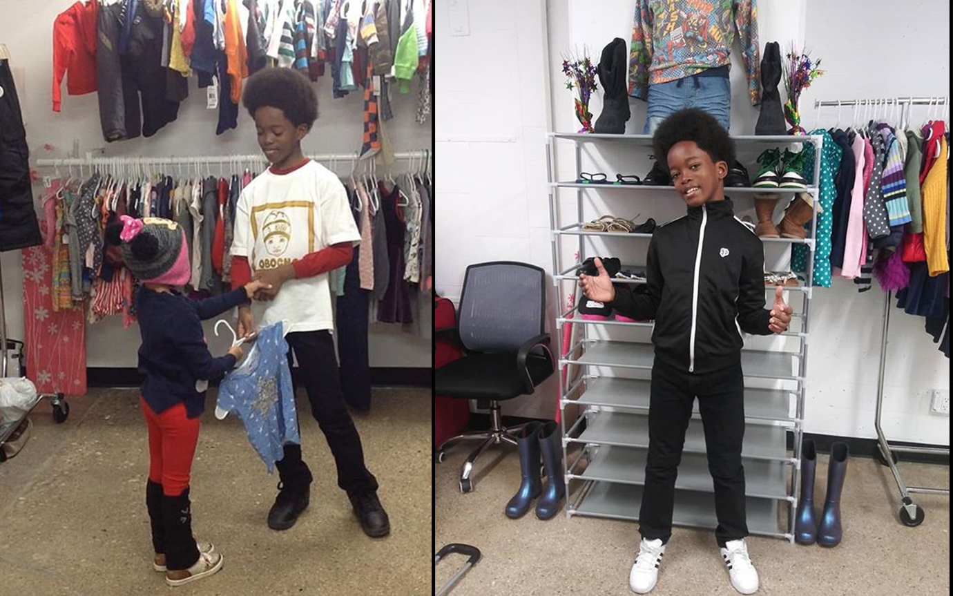 11-річний хлопчик відкрив магазин для малозабезпечених родин 11-річний хлопчик відкрив магазин для малозабезпечених родин