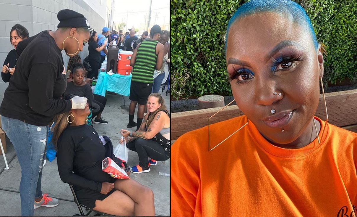 Американка бесплатно делает прически и макияж бездомным женщинам: фото перевоплощений Американка бесплатно делает прически и макияж бездомным женщинам: фото перевоплощений