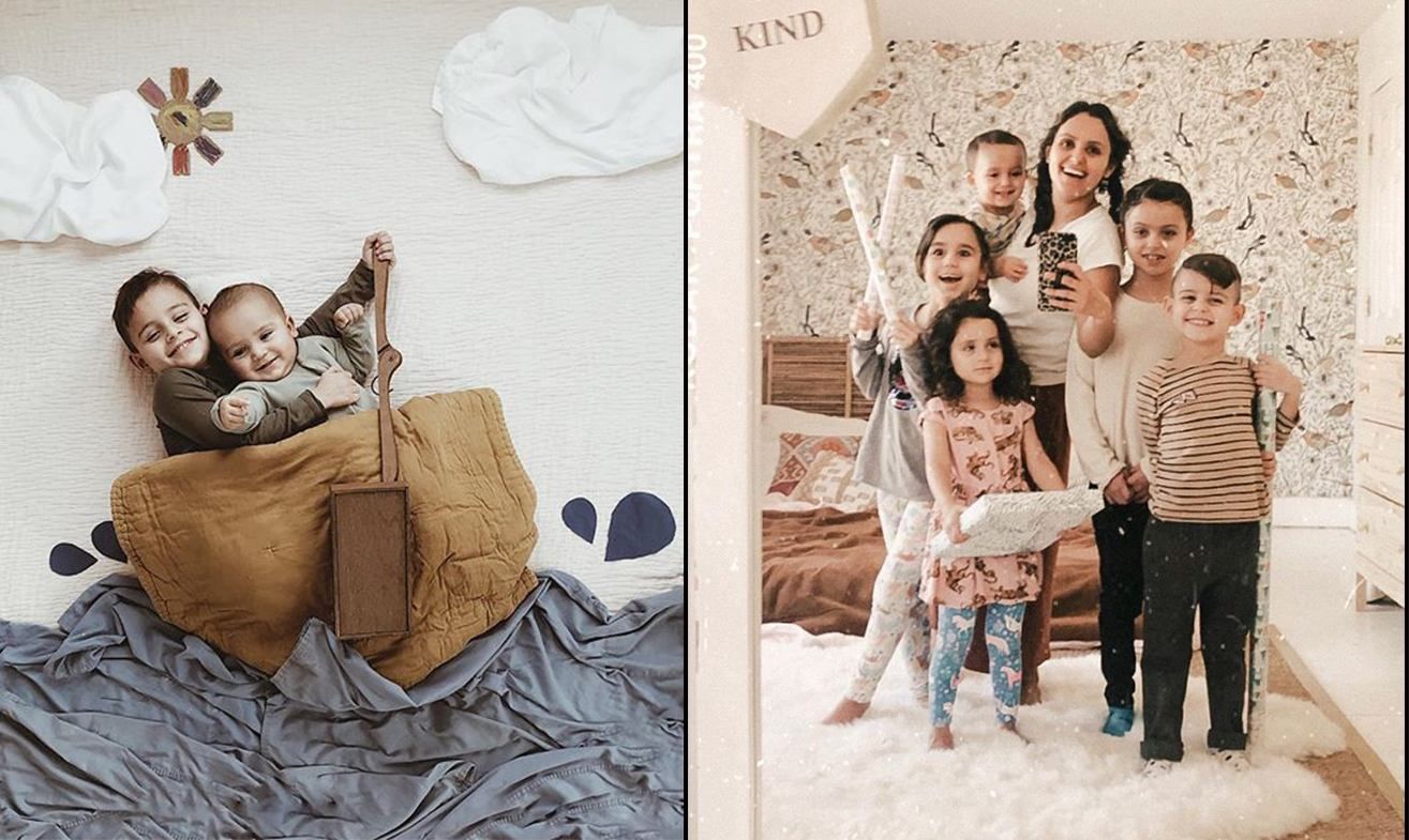 Мама 5 дітей зачарувала мережу неймовірними фото з малюками Мама 5 дітей зачарувала мережу неймовірними фото з малюками
