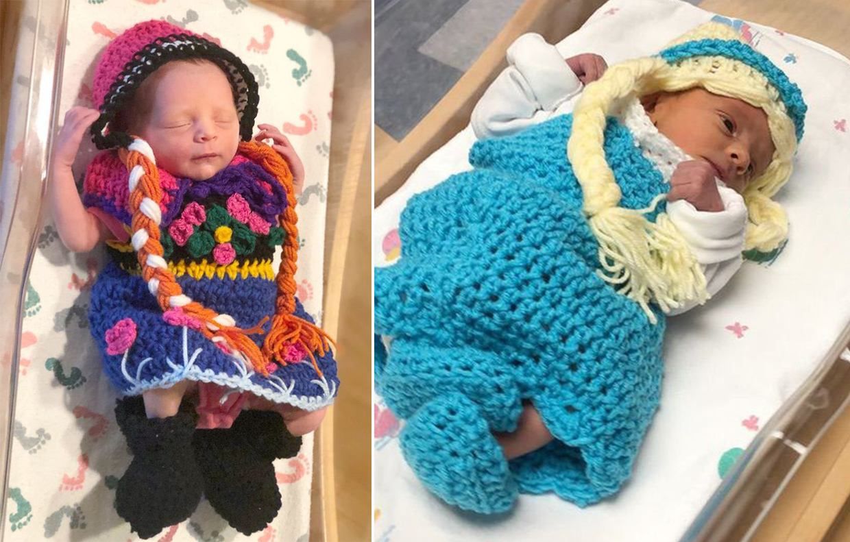 У лікарні США одягли немовлят як героїв мультфільму "Крижане серце": миле відео У лікарні США одягли немовлят як героїв мультфільму "Крижане серце": миле відео