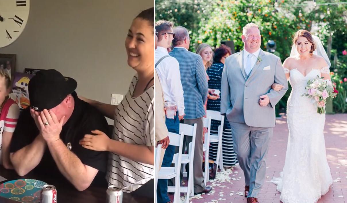 Девушка попросила отчима повести ее к алтарю в день свадьбы: трогательная реакция мужчины