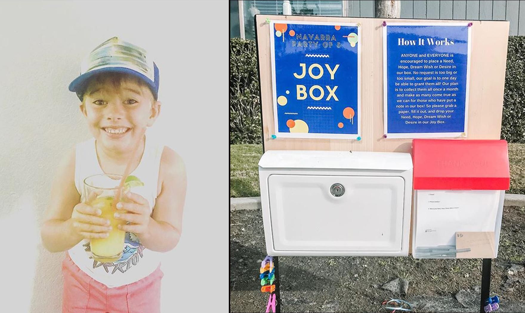 6-летний мальчик придумал "коробку грез", чтобы сделать людей счастливее
