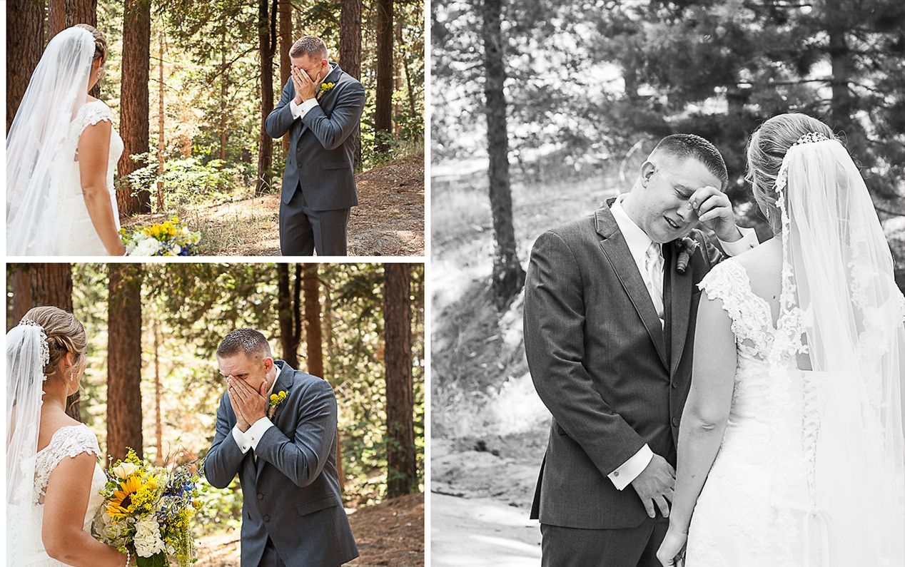 Женихи впервые видят своих будущих жен в свадебных платьях: трогательные реакции в фото