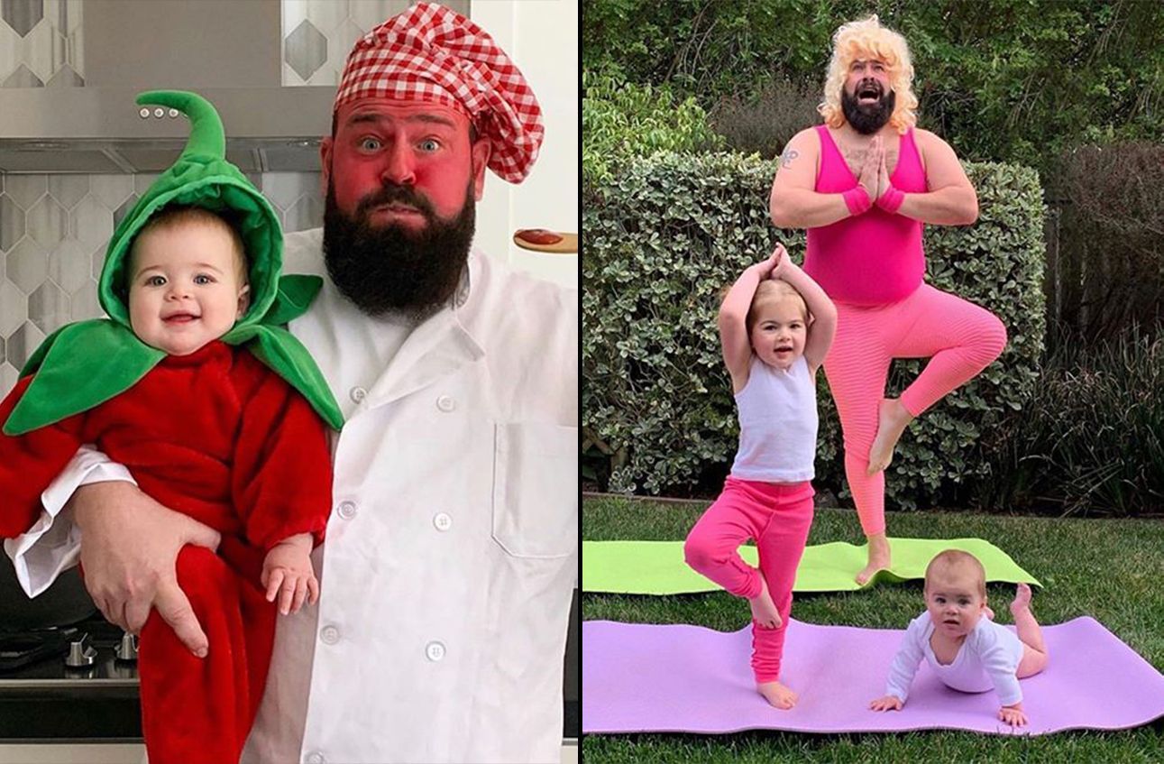 Ви маєте це бачити: тато робить оригінальні та смішні фото з маленькими доньками