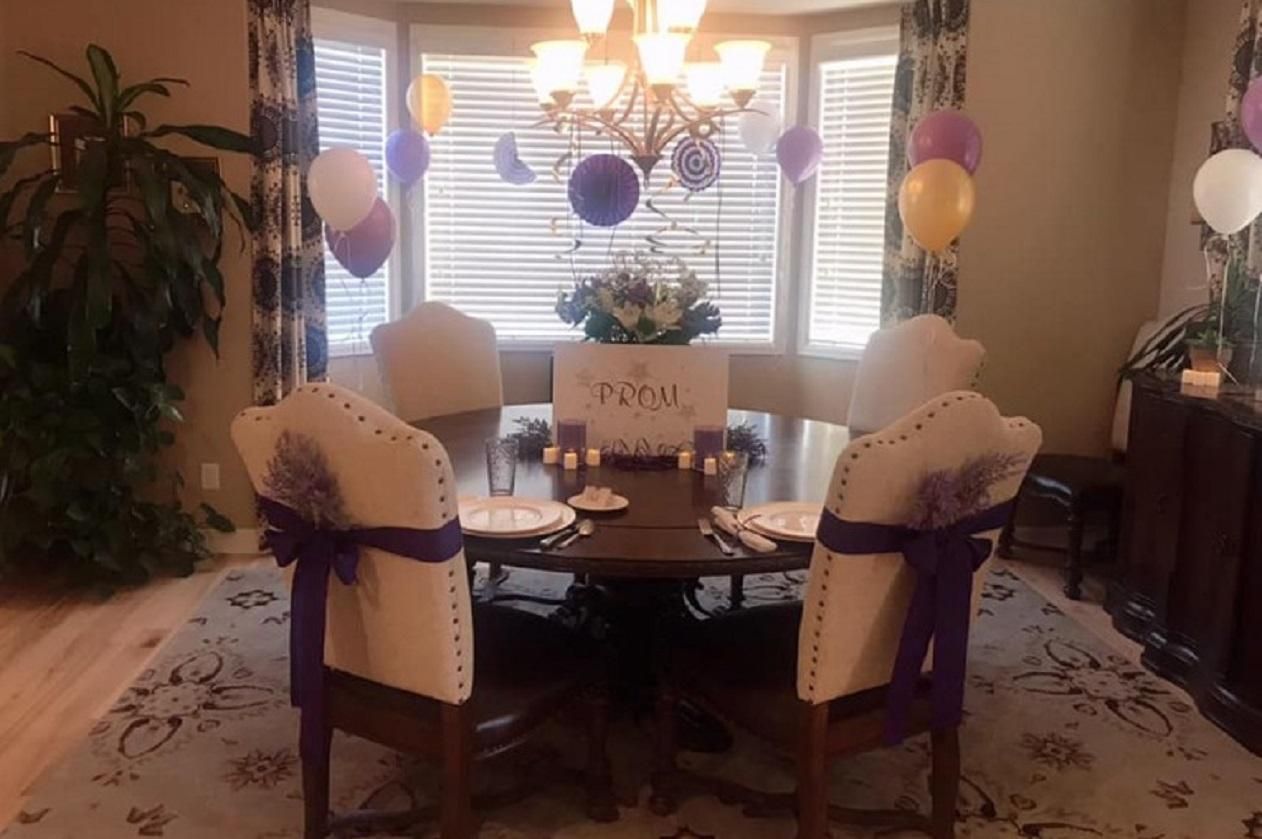 Семья несмотря на карантин устроила дочери выпускной - фото Семья несмотря на карантин устроила дочери выпускной - фото