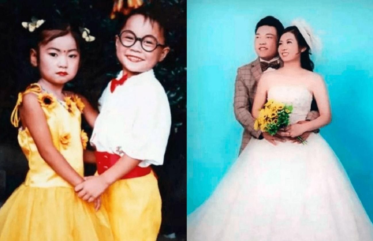 Пара поженилась через 19 лет после фотосессии