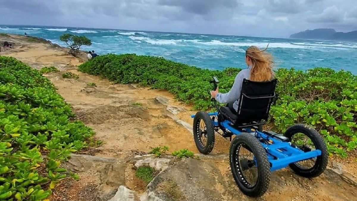 Чоловік створив зручний візок для дружини з інвалідністю