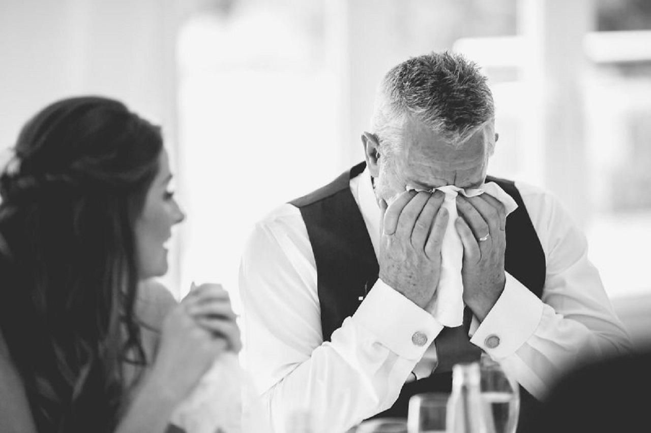 Фото зворушливих моментів тата і доньки на весіллі
