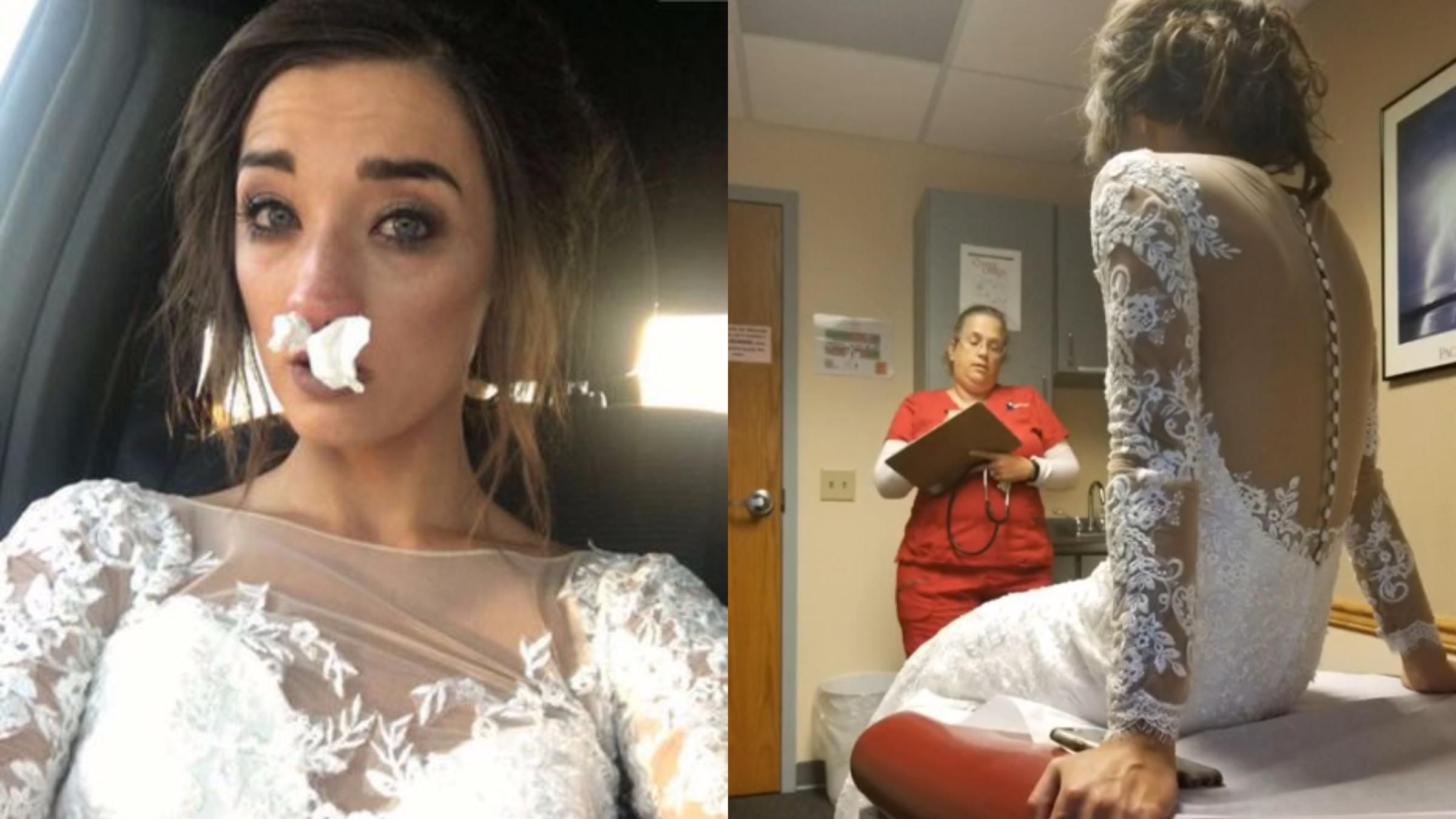 Больница вместо свадьбы: букет испортил праздник - фото и видео Больница вместо свадьбы: букет испортил праздник - фото и видео