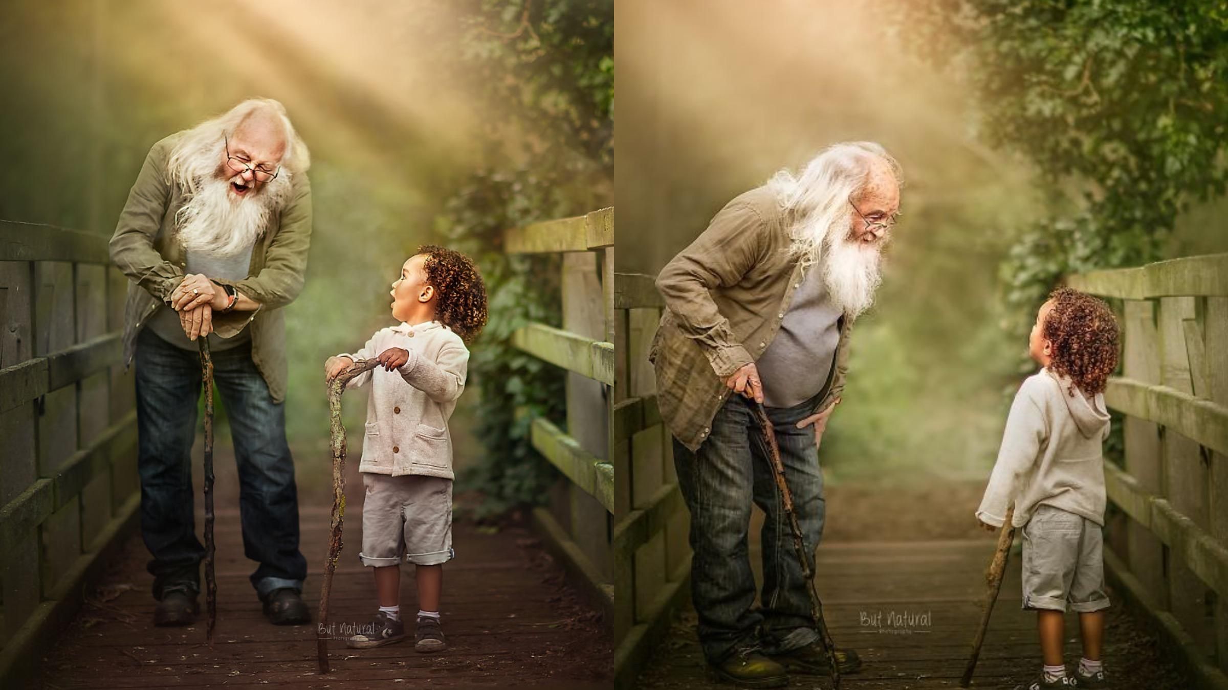 Суджата Сетія: фото людей похилого віку з онуками Суджата Сетія: фото людей похилого віку з онуками