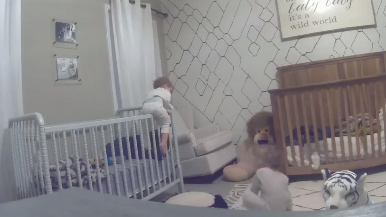 Брати намагалися втекти зі своїх дитячих ліжечок: курйозне відео