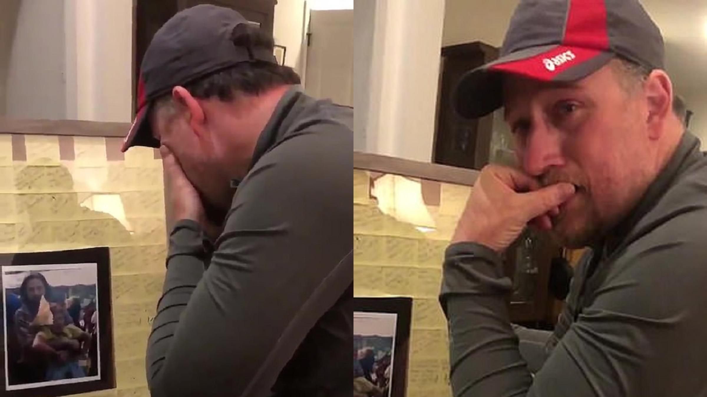 Зворушлива реакція вітчима на подарунок від доньки: відео Зворушлива реакція вітчима на подарунок від доньки: відео