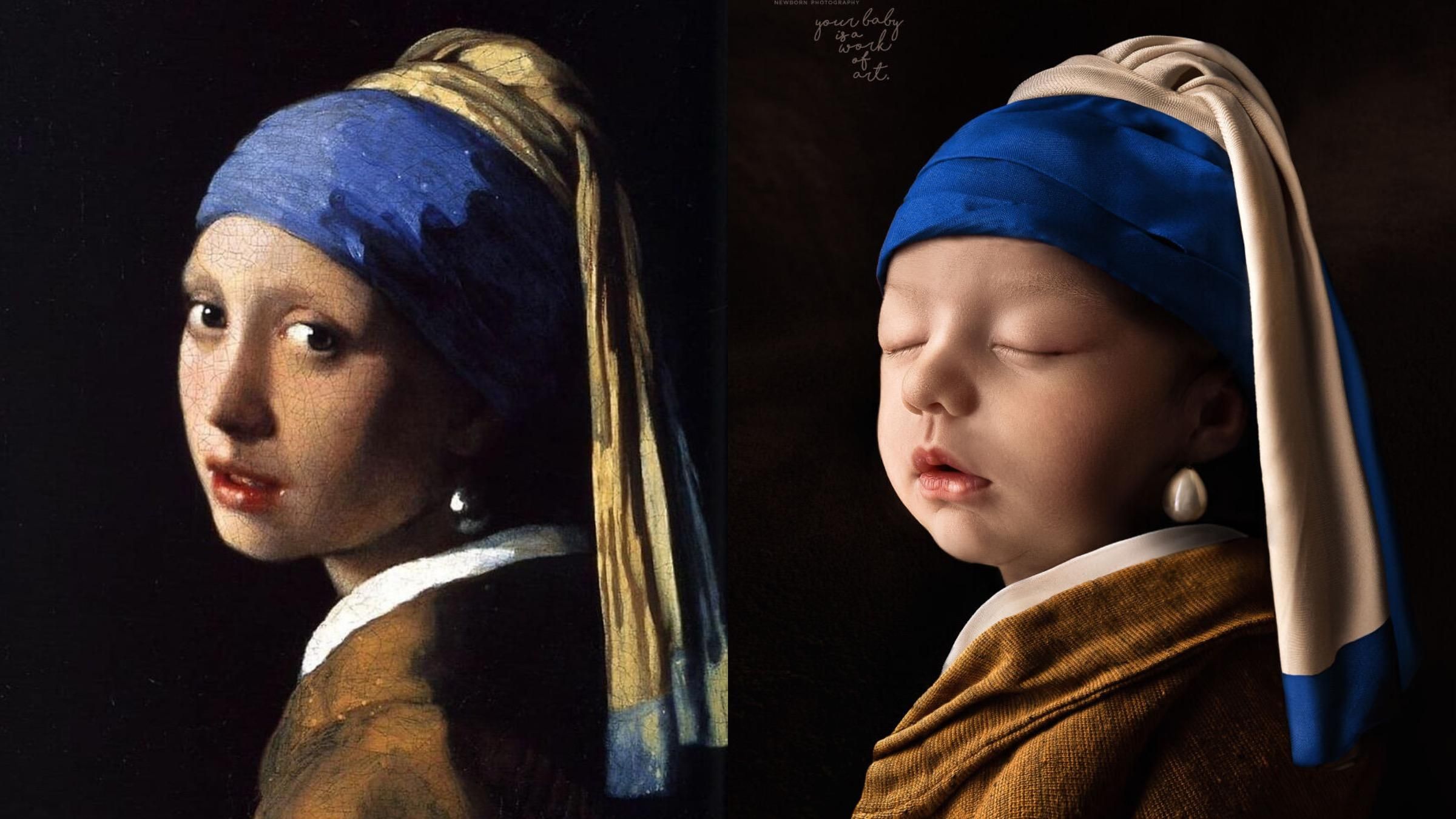 Девочка возрастом в 18 дней воспроизвела известные картины: фото Девочка возрастом в 18 дней воспроизвела известные картины: фото