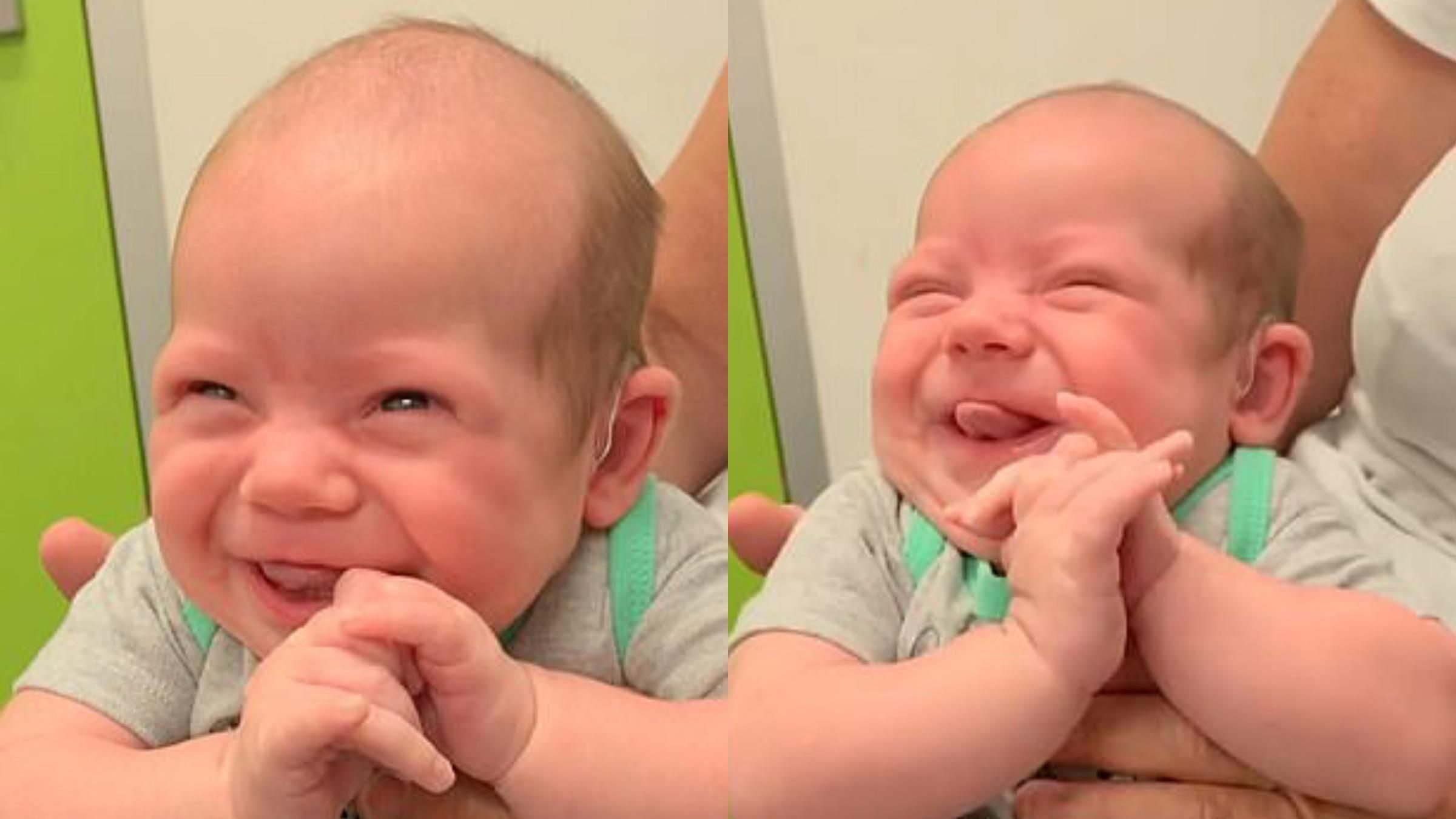 Перша реакція хлопчика з вадами слуху на мамин голос: зворушливе відео Перша реакція хлопчика з вадами слуху на мамин голос: зворушливе відео