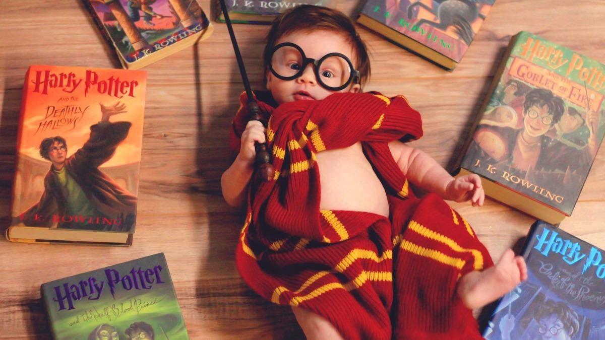 Фотосесія у стилі Гаррі Поттера для 3-місячного малюка: Кайла Гловер