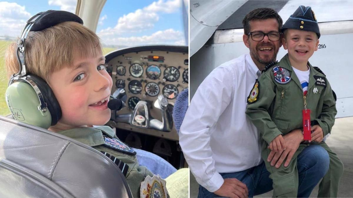 Батько подолав страх літати, аби допомогти сину стати пілотом