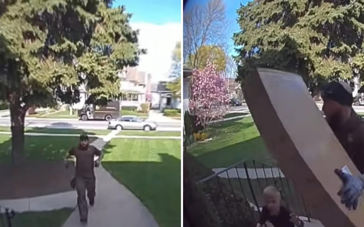 Як кур'єр врятував 4-річного хлопчика, якого притиснула важка коробка Як кур'єр врятував 4-річного хлопчика, якого притиснула важка коробка