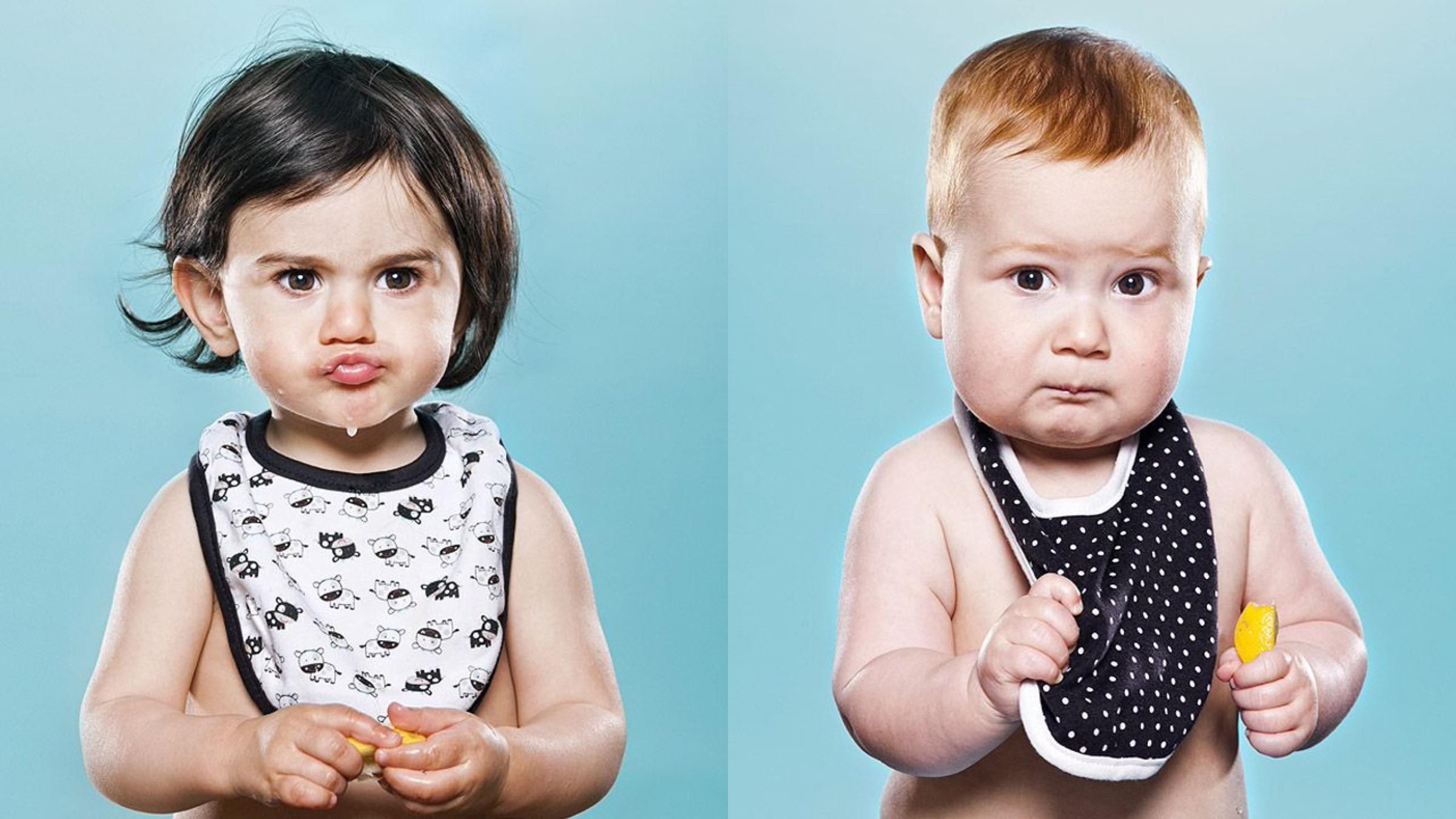 Діти вперше у житті спробували лимон: фото кумедної реакції