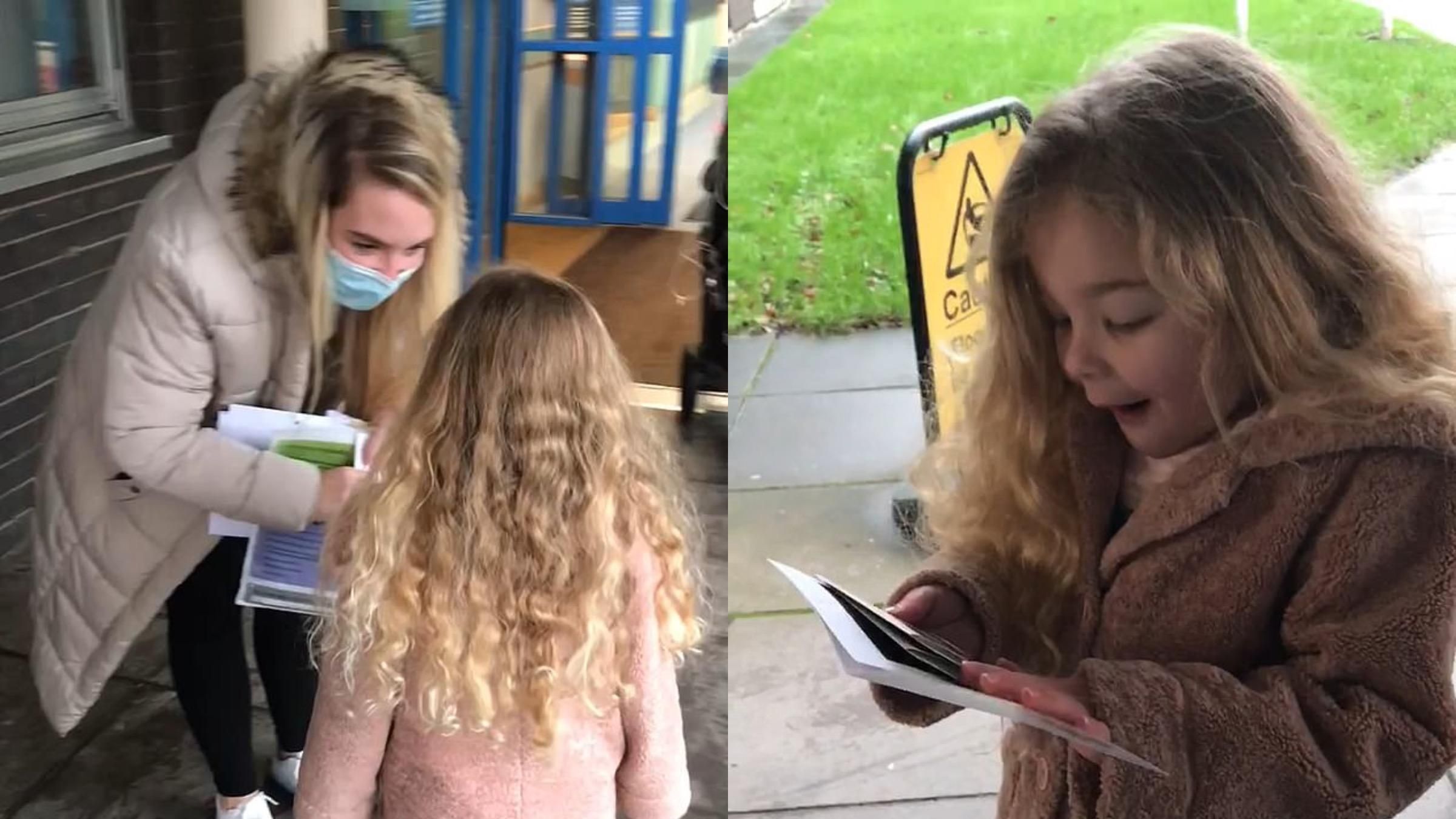 Мама рассказала 5-летней дочери, что она будет старшей сестрой: видео Мама рассказала 5-летней дочери, что она будет старшей сестрой: видео