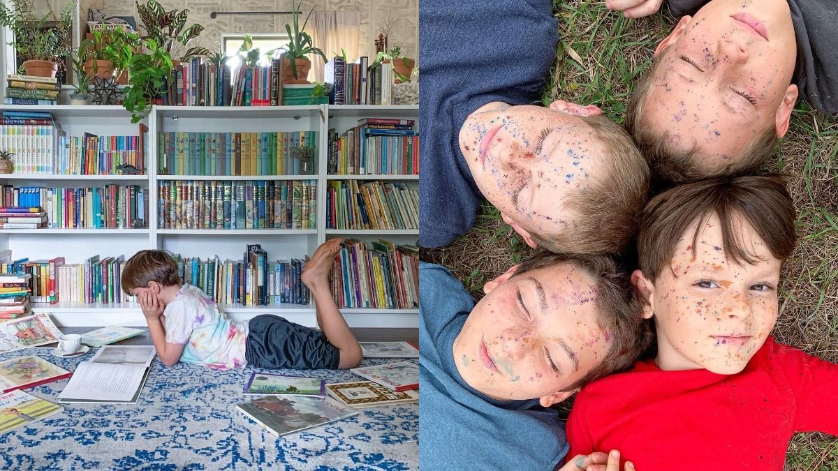 Навчання вдома: як мама самостійно займається освітою дітей – фото Навчання вдома: як мама самостійно займається освітою дітей – фото