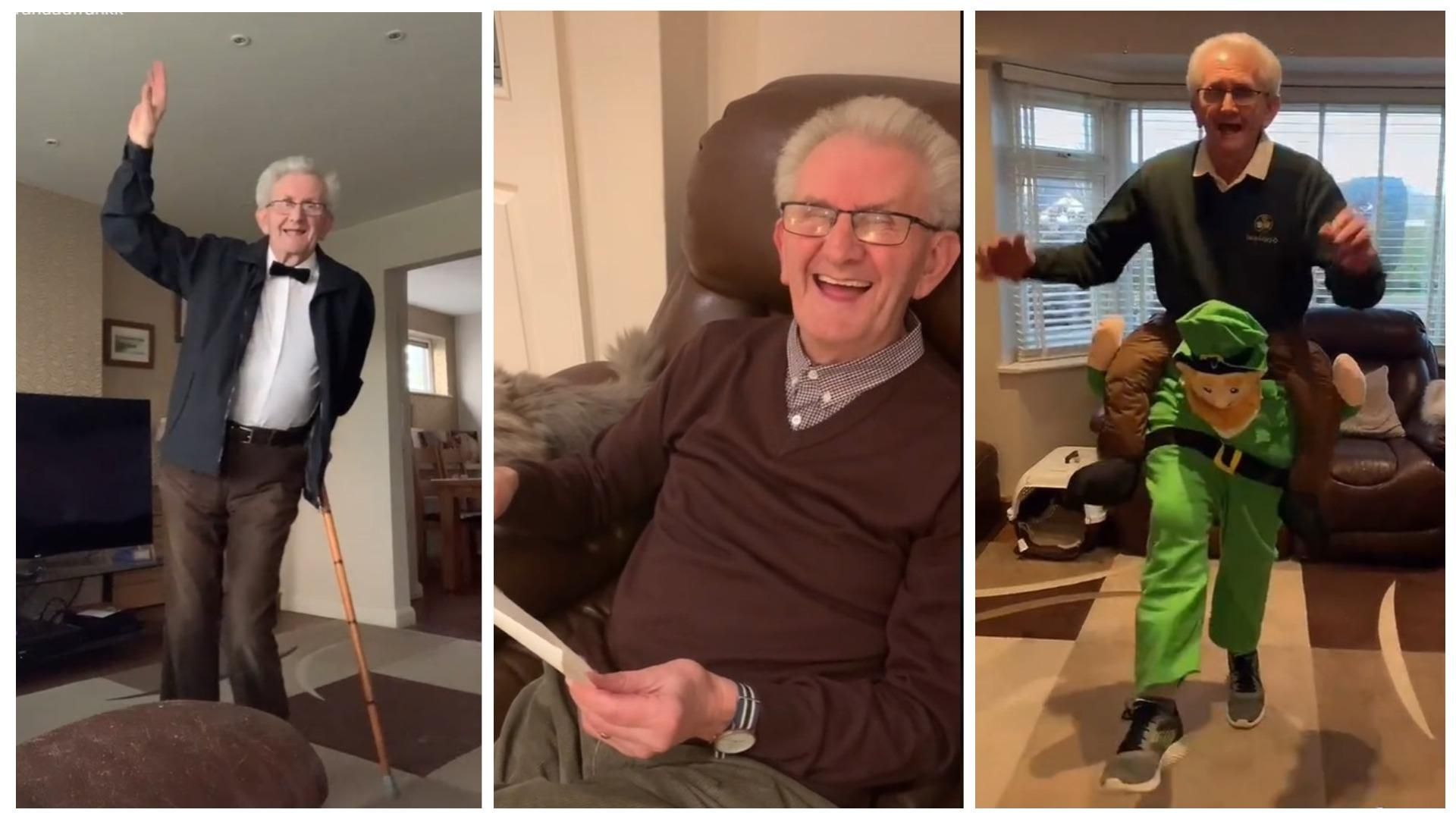 Прудконогий дідусь збирає мільйони переглядів у тіктоці Прудконогий дідусь збирає мільйони переглядів у тіктоці