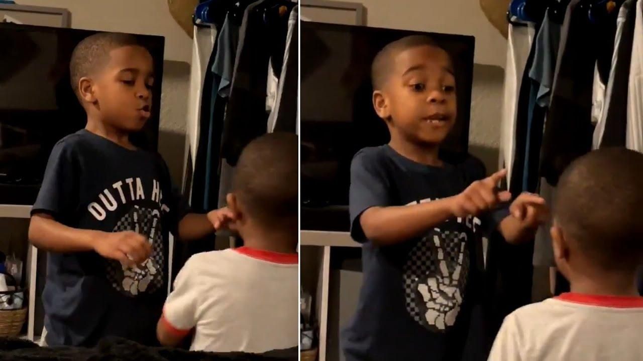 Як 6-річний хлопчик заспокоїв молодшого брата: відео