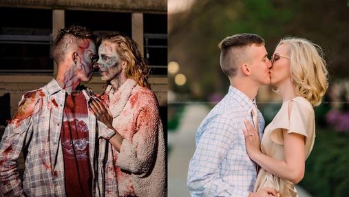 Незнайомці одружилися після фотосесії у стилі зомбі: як незвичний фотопроєкт створив нову сім'ю