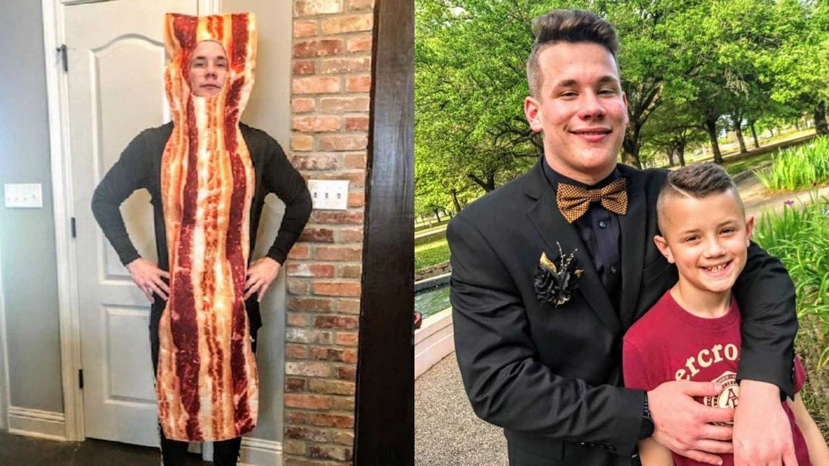 Підліток зустрічає молодшого брата зі школи у яскравих костюмах: кумедні відео - Сімʼя Підліток зустрічає молодшого брата зі школи у яскравих костюмах: кумедні відео - Сімʼя